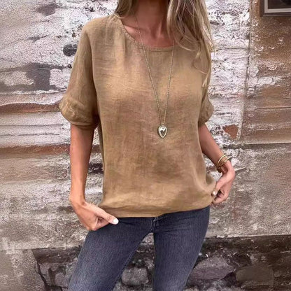 Cotton-linen blouse: comfort and elegance for everyday life 